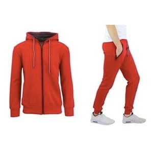 Galaxy by Harvic Men's Tech Fleece Hoodie & Jogger